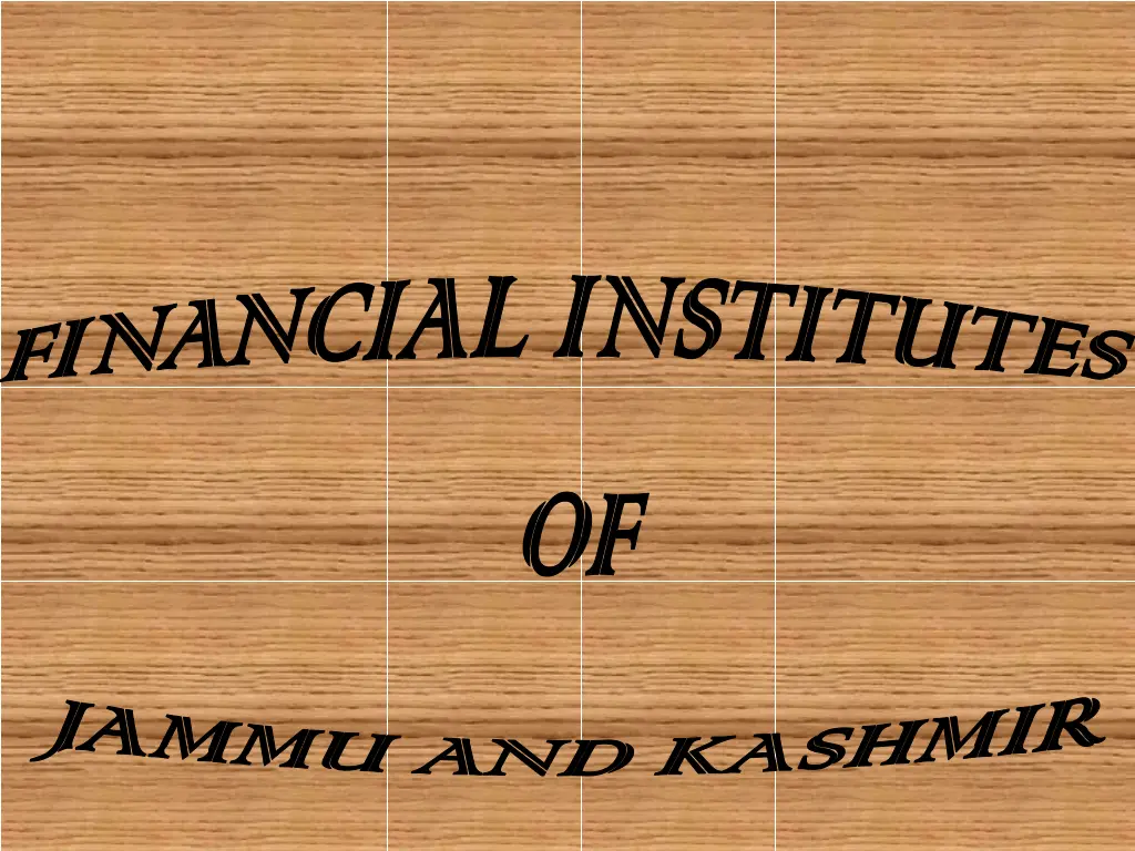 financial institutes financial institutes