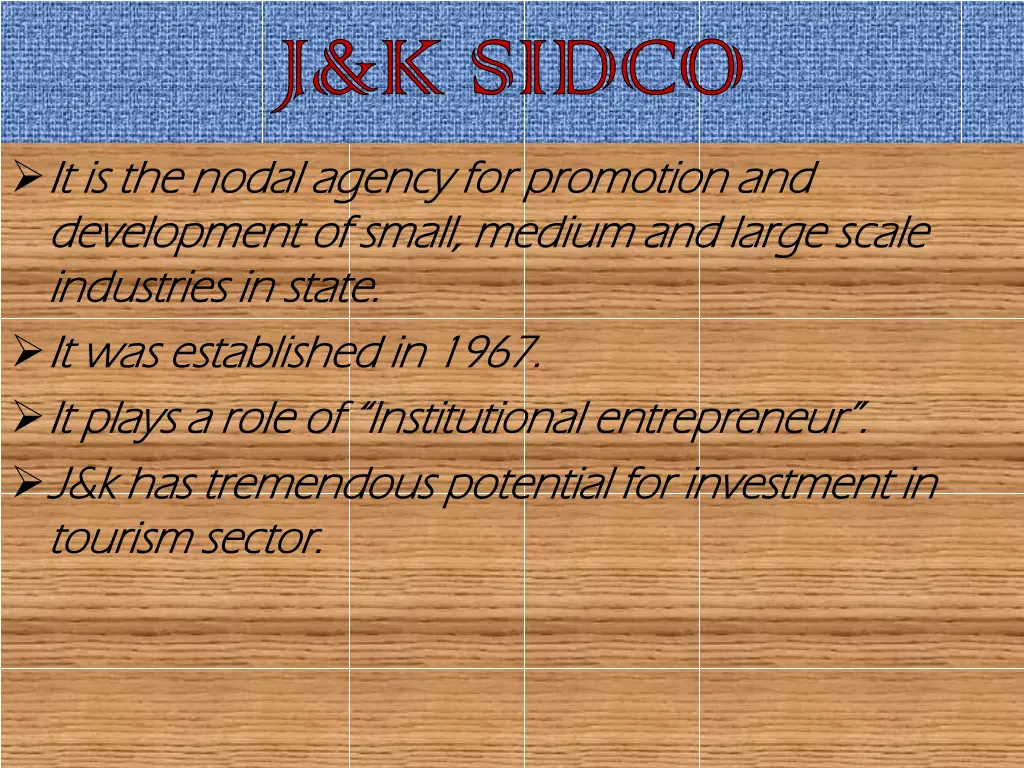 j k sidco