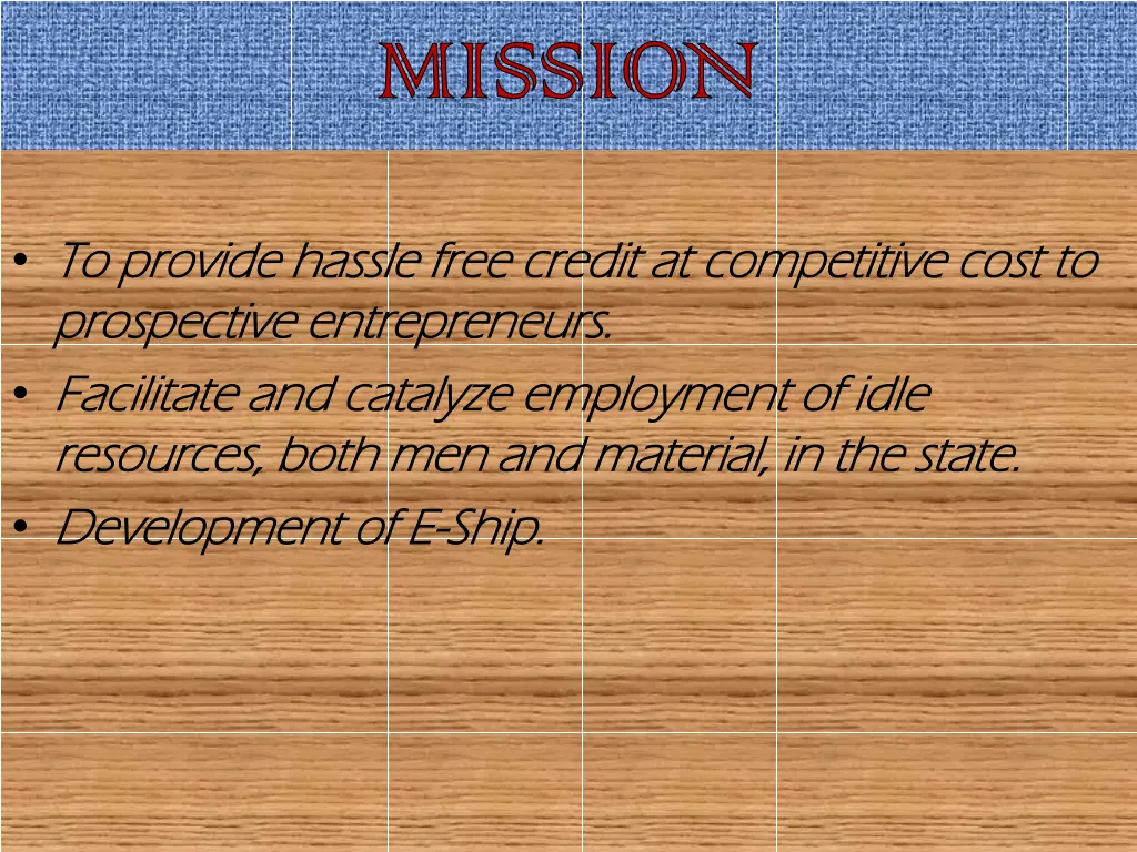 mission
