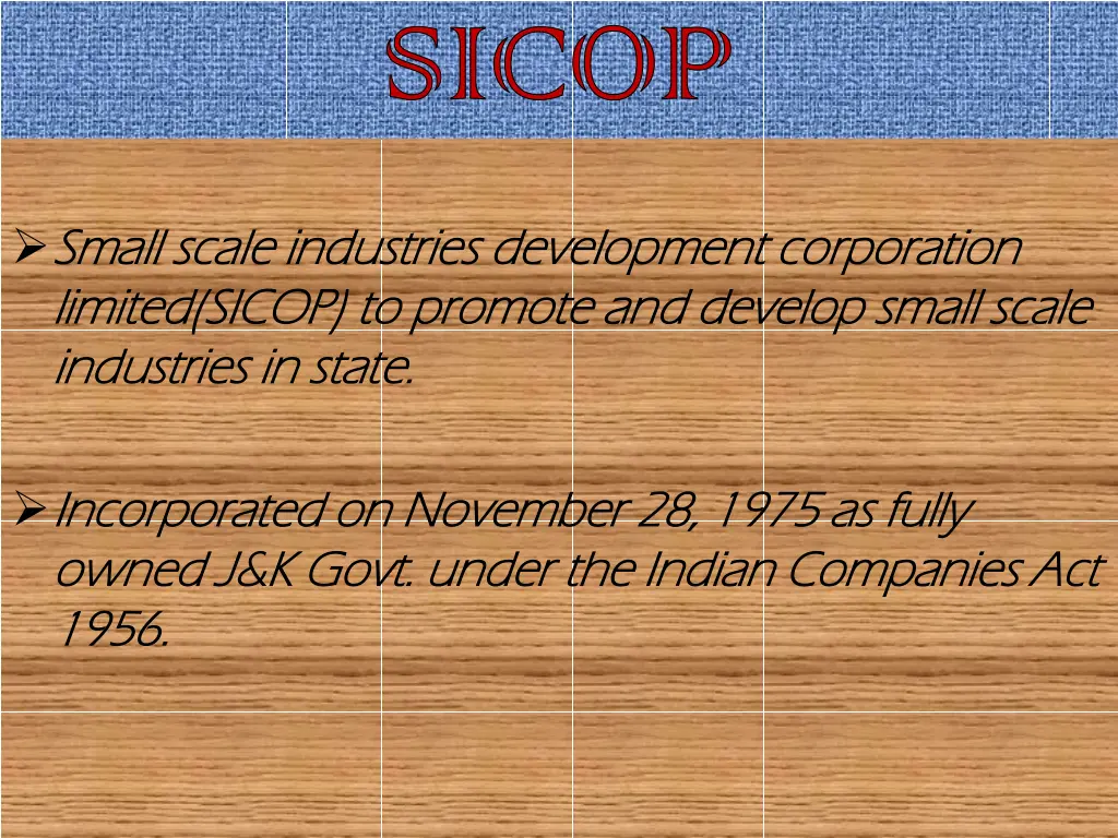 sicop