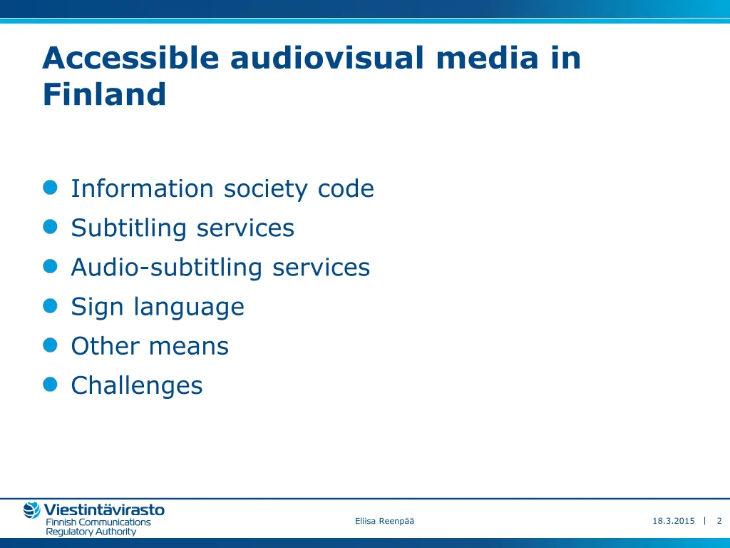 accessible audiovisual media in finland