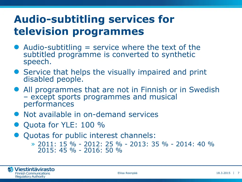 audio subtitling services for television