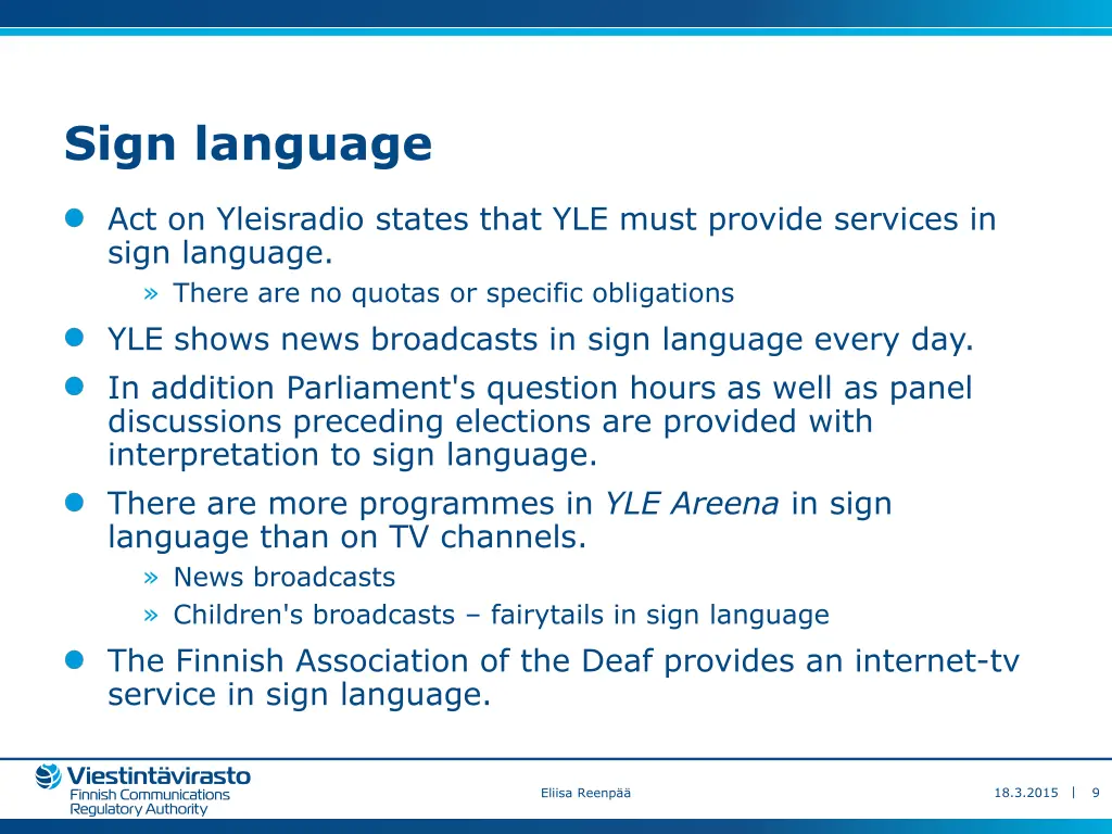 sign language