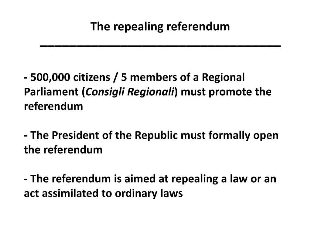 the repealing referendum 1