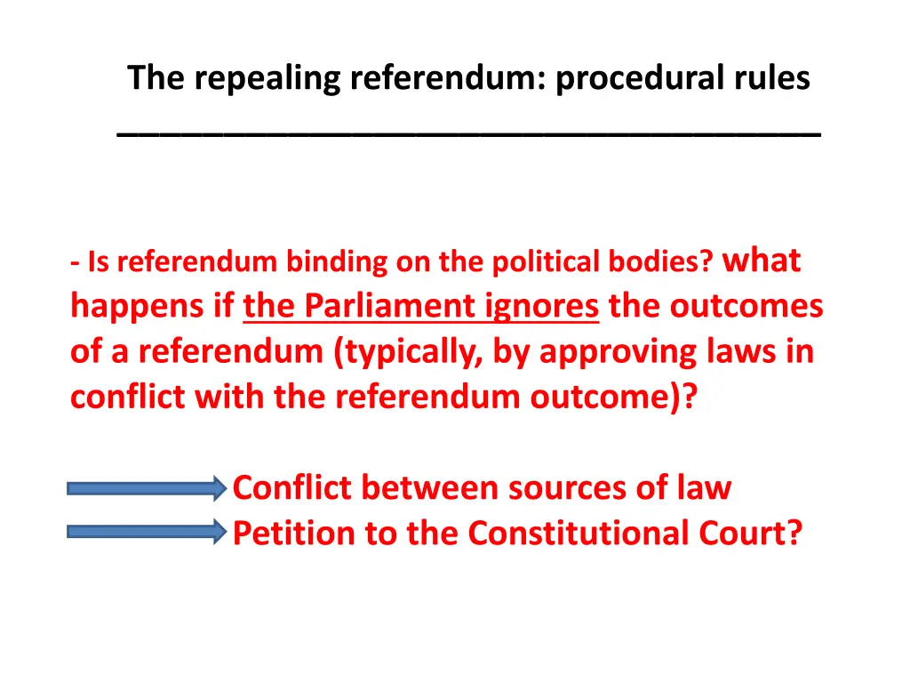 the repealing referendum procedural rules 5