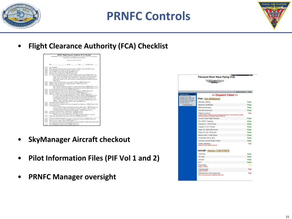 prnfc controls