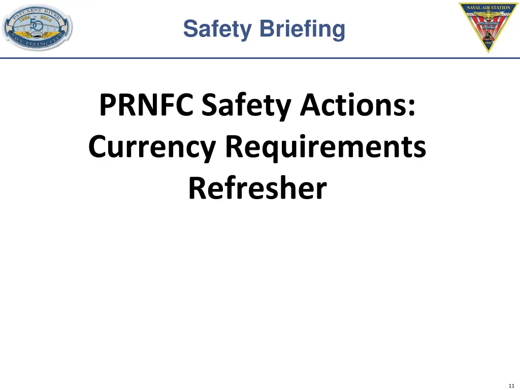 safety briefing 2