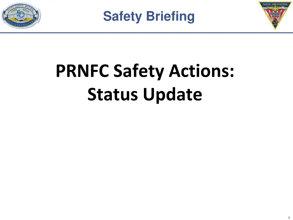 safety briefing