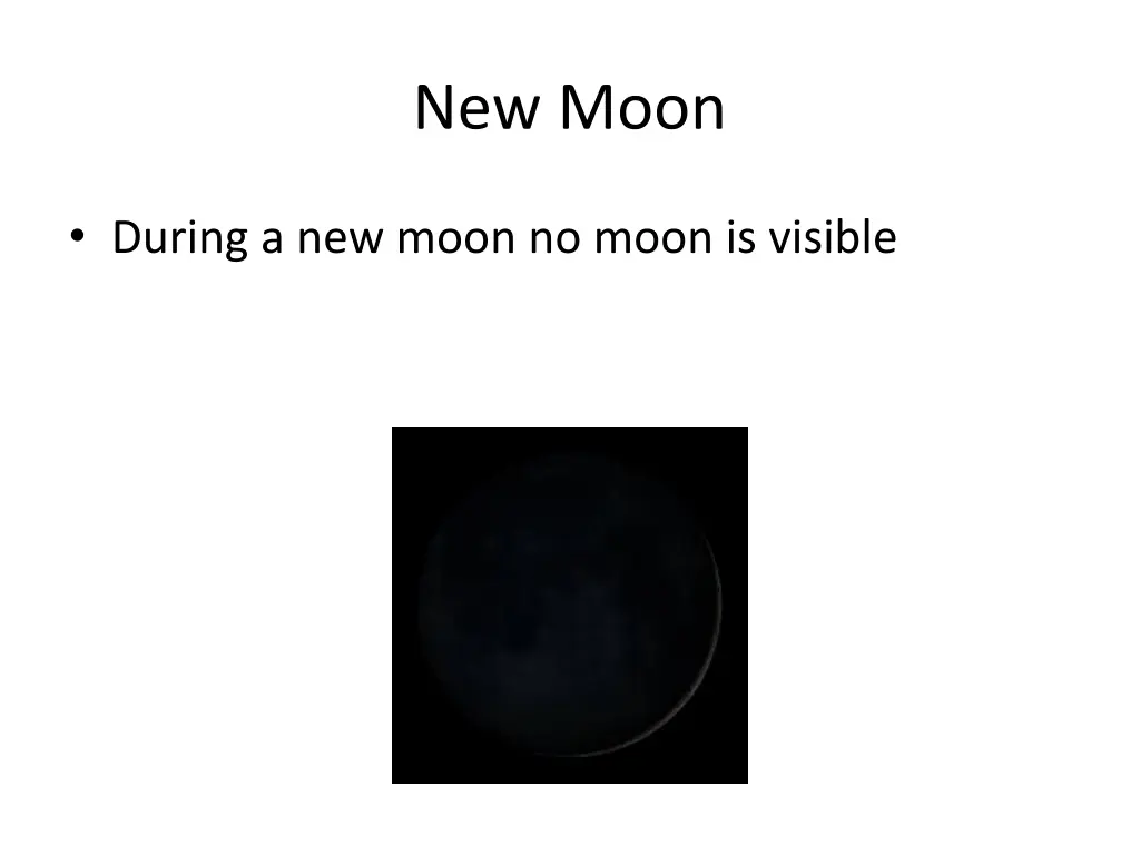 new moon
