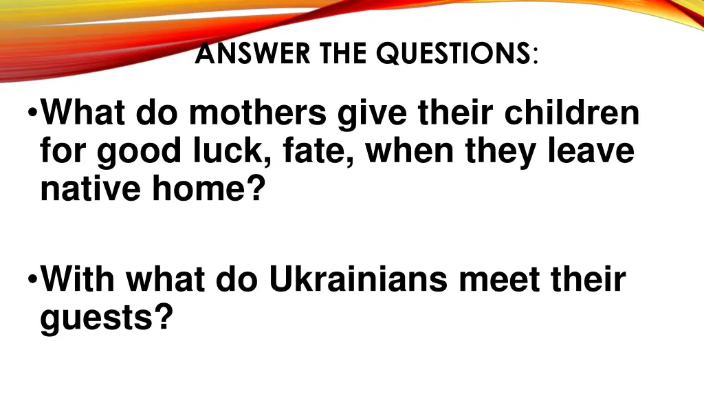 answer the questions 1