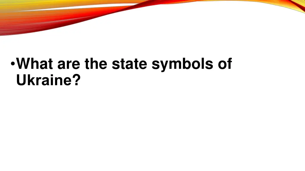 what are the state symbols of ukr ine