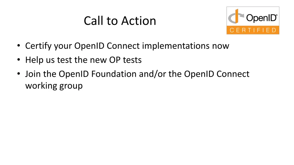 call to action