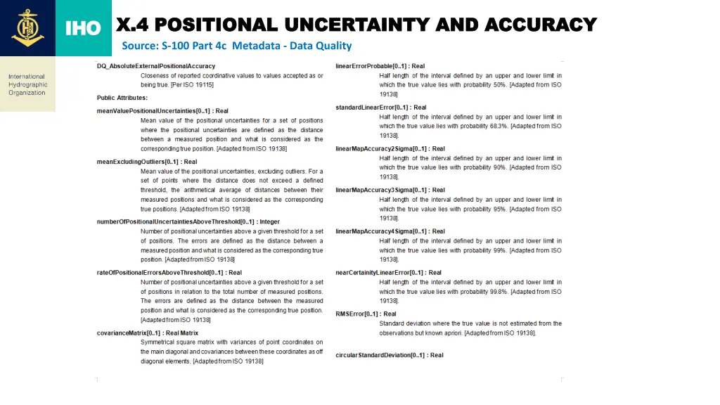 x 4 positional uncertainty and accuracy 3