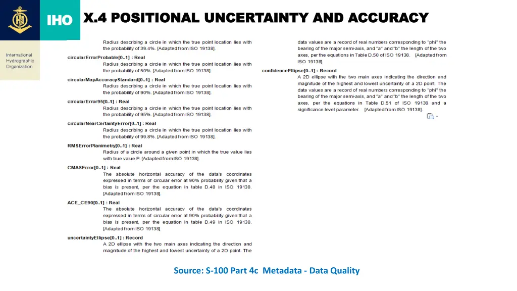 x 4 positional uncertainty and accuracy 4