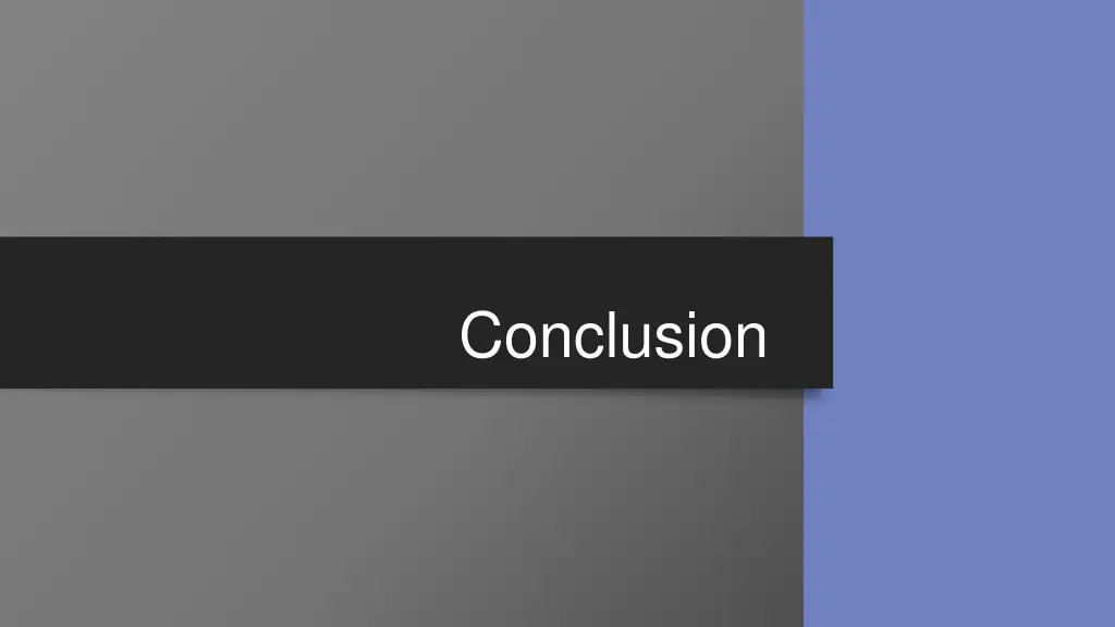 conclusion