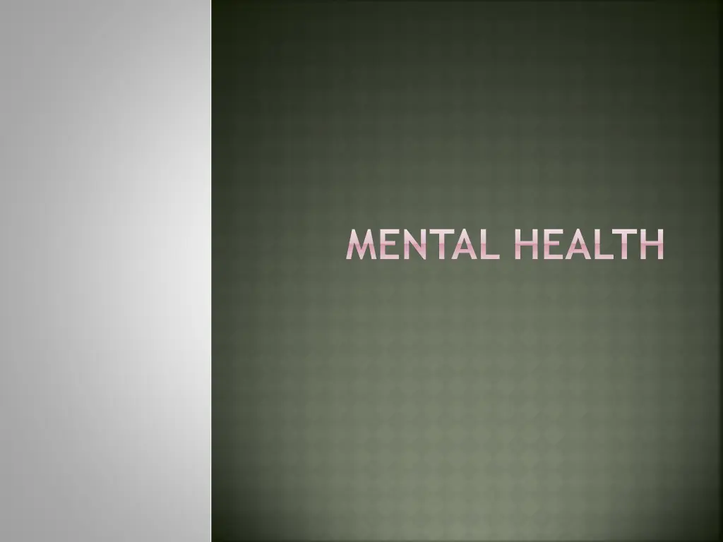 mental health