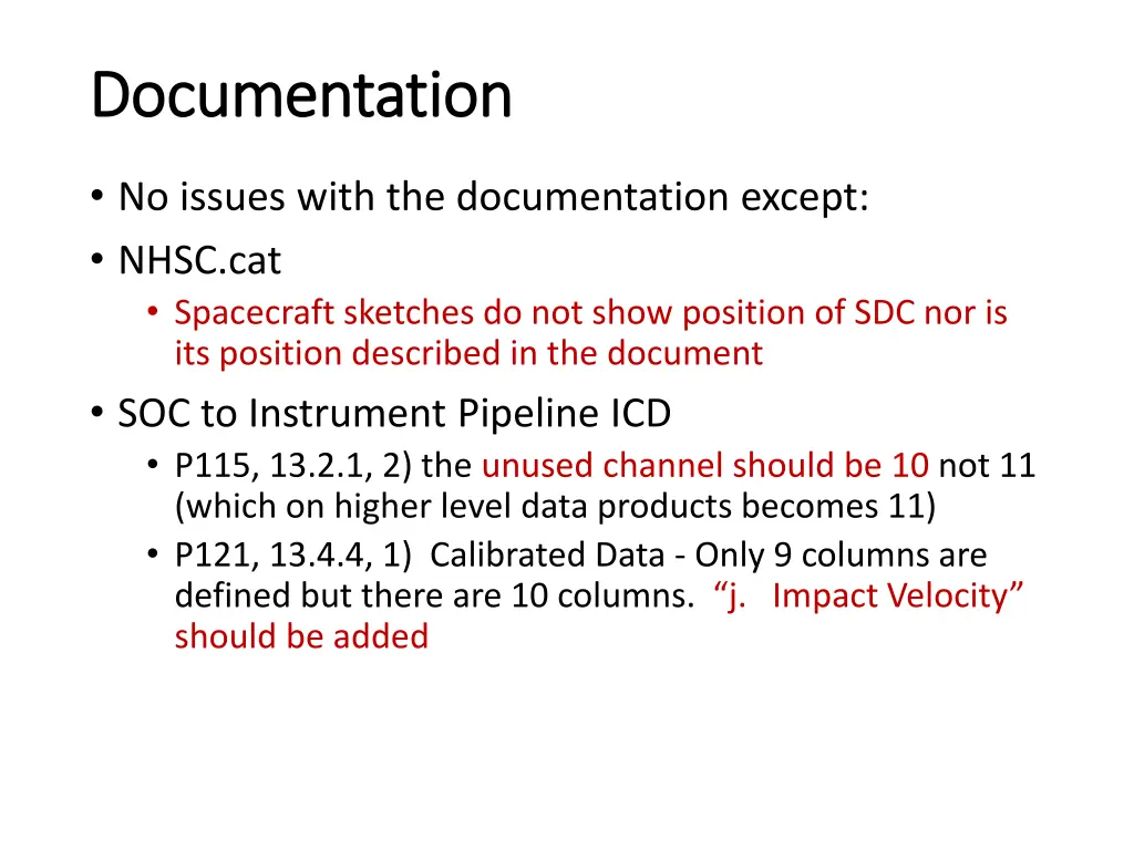 documentation documentation