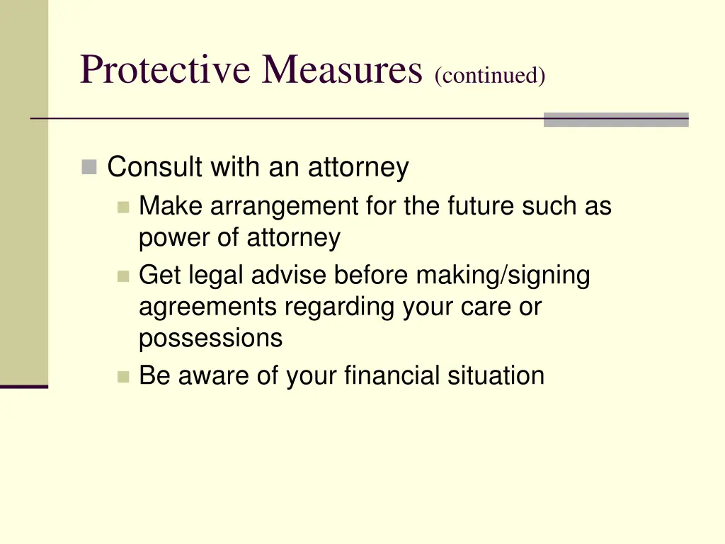 protective measures continued 1