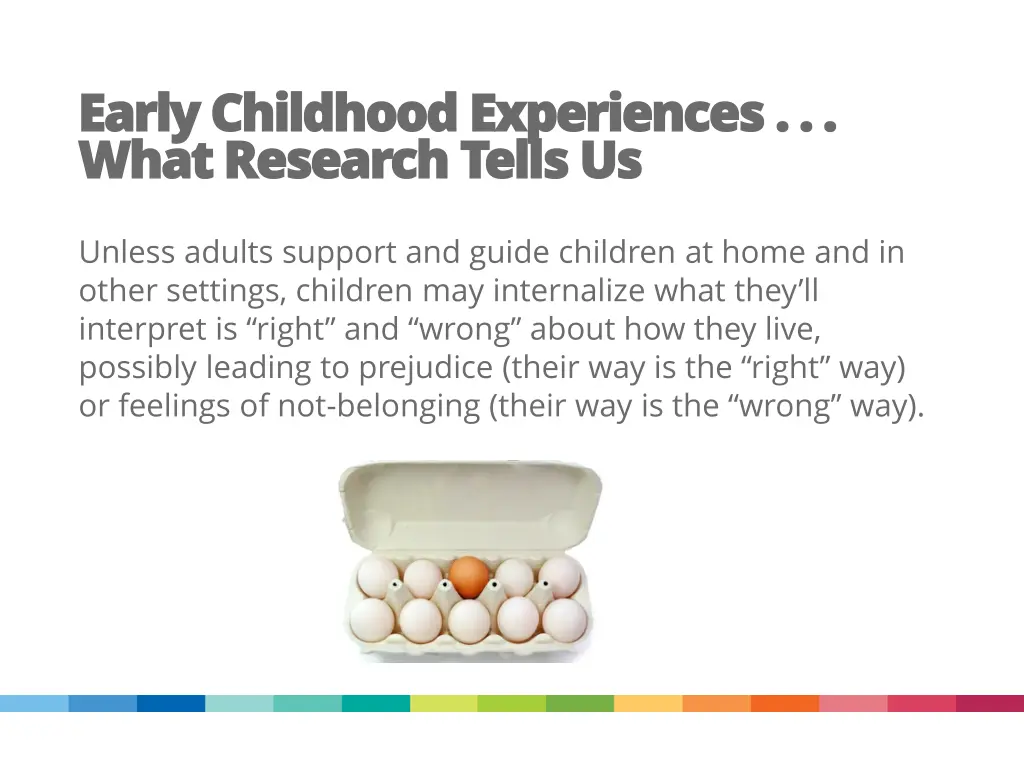 early childhood experiences early childhood