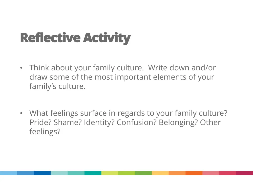 reflective activity reflective activity