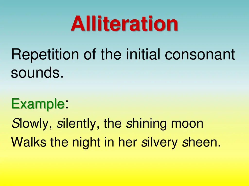 alliteration