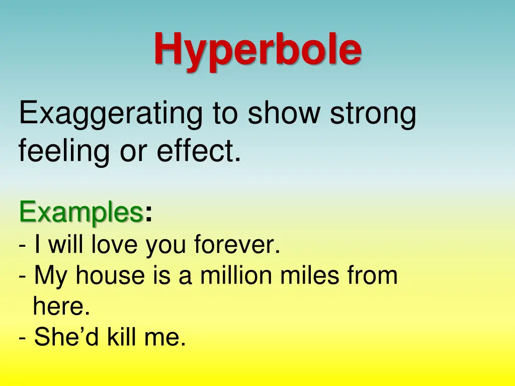 hyperbole
