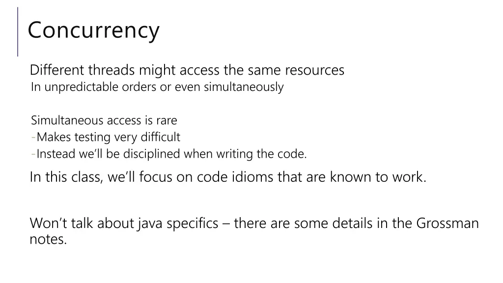 concurrency 1