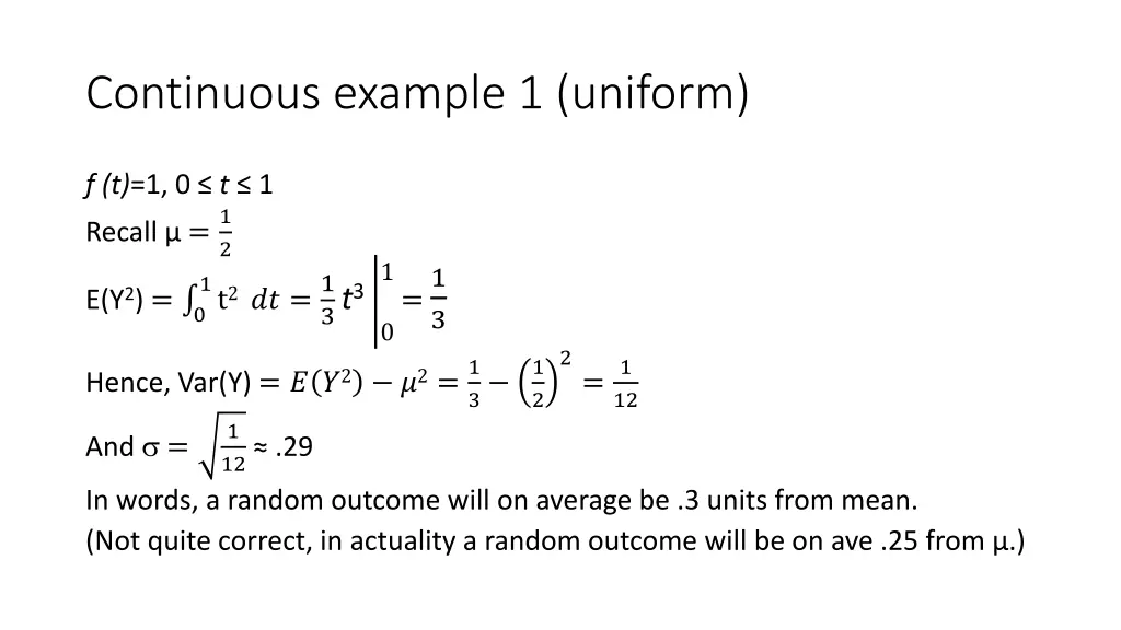 continuous example 1 uniform