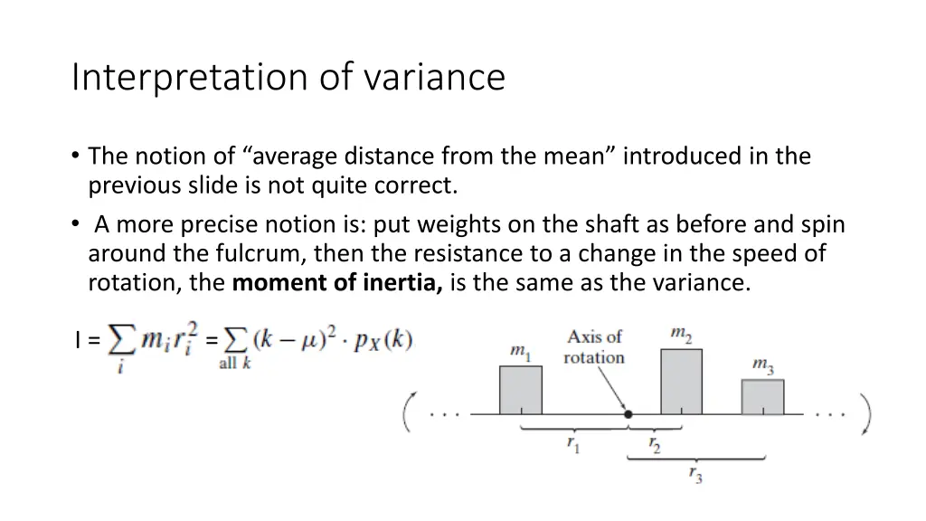 interpretation of variance
