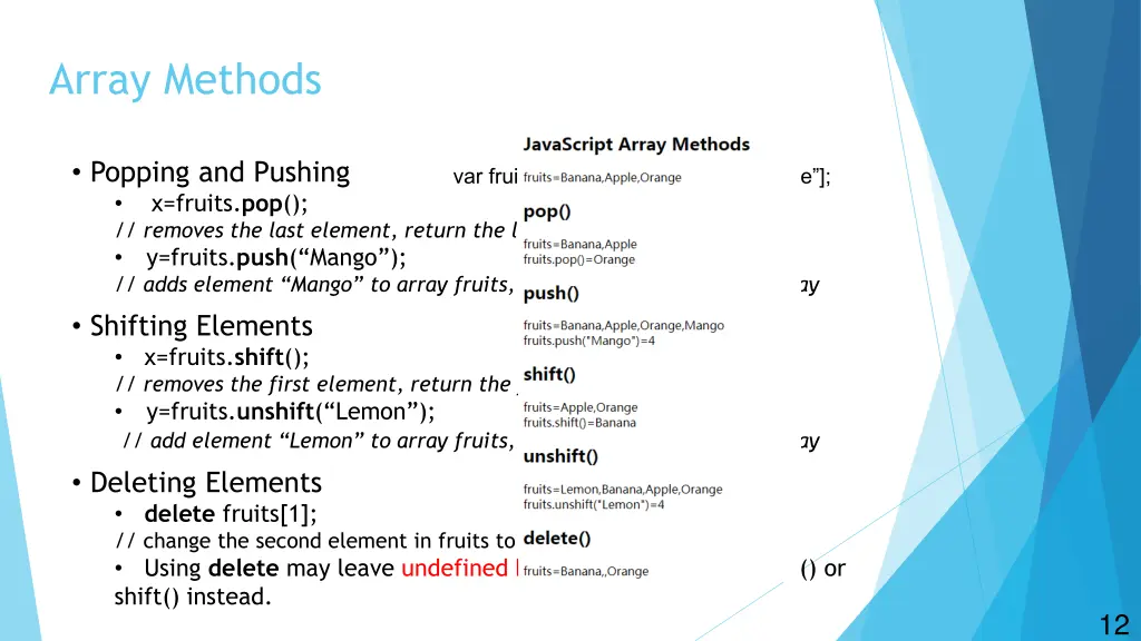 array methods