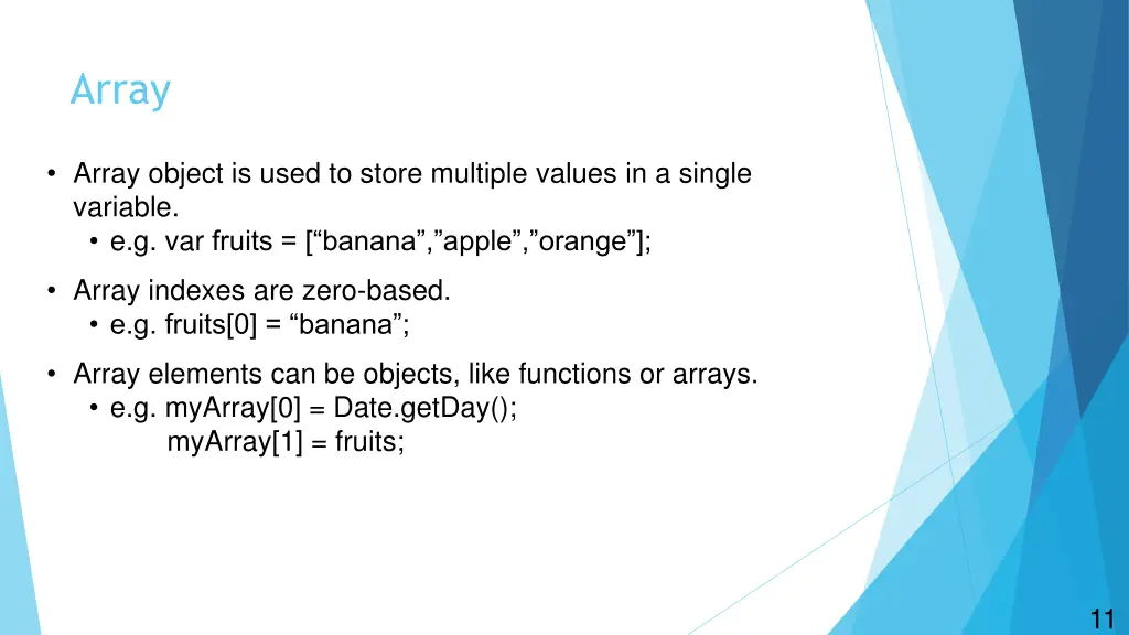 array