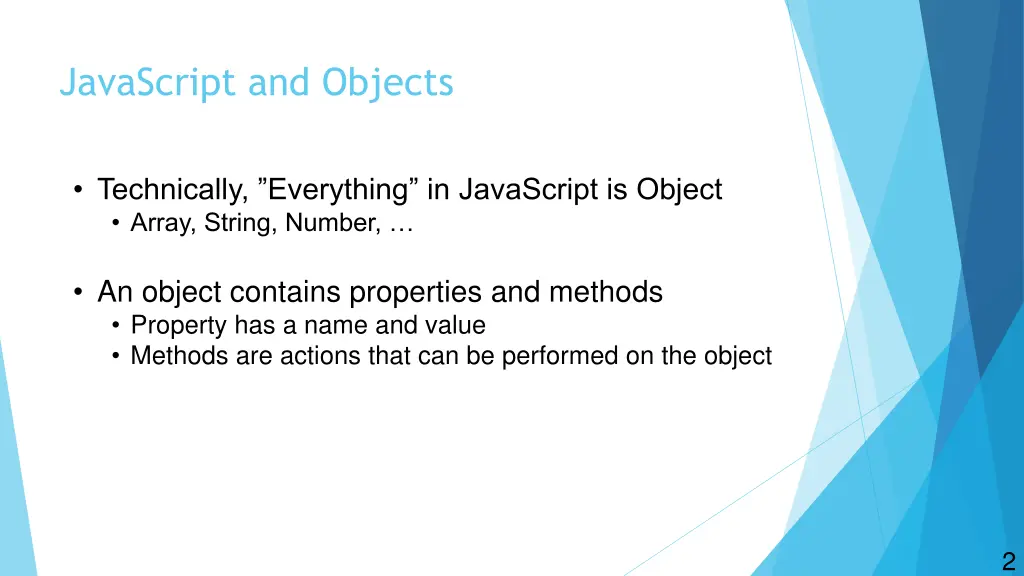 javascript and objects
