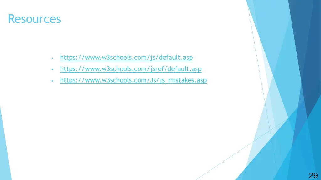 resources