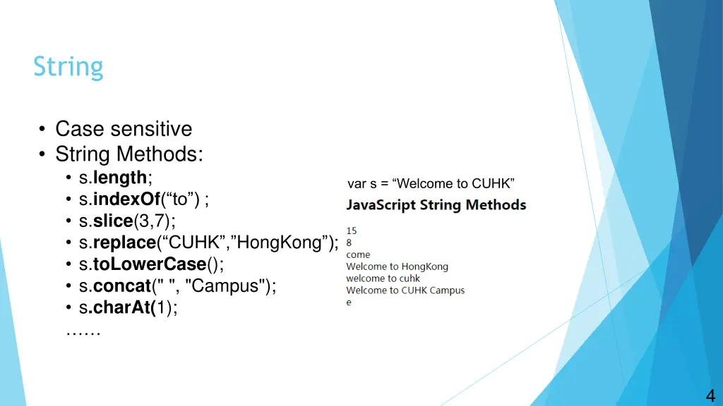 string