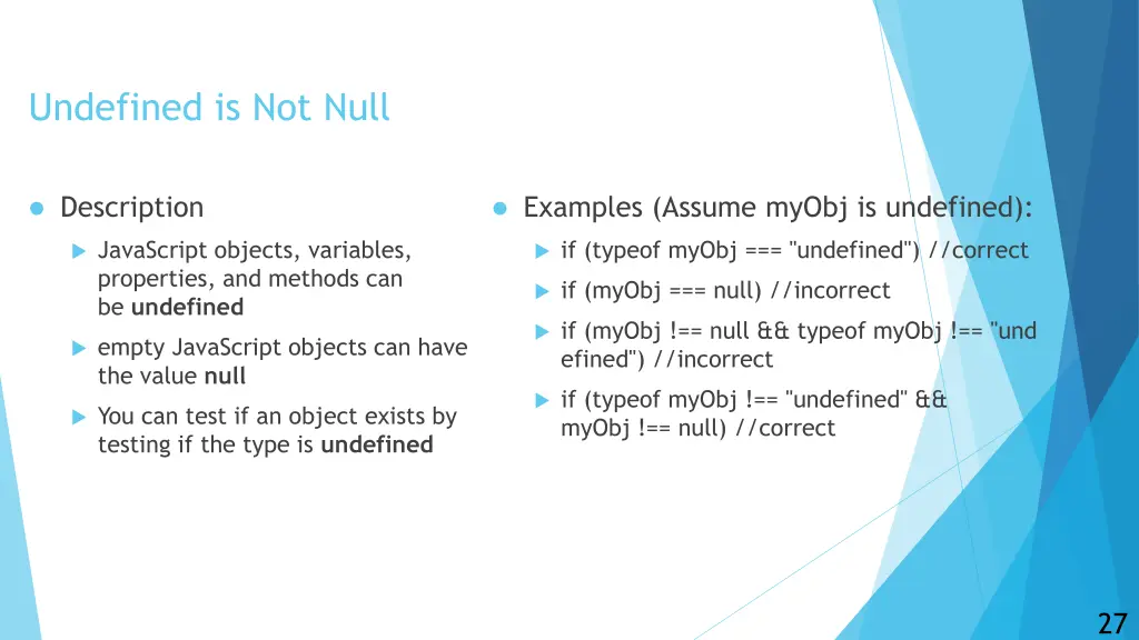 undefined is not null