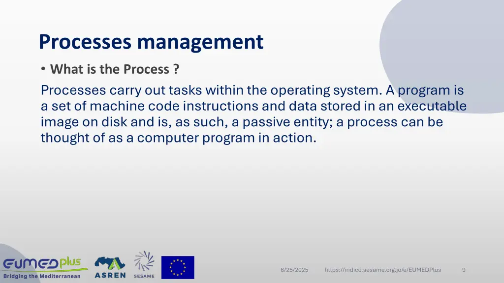 processes management what is the process