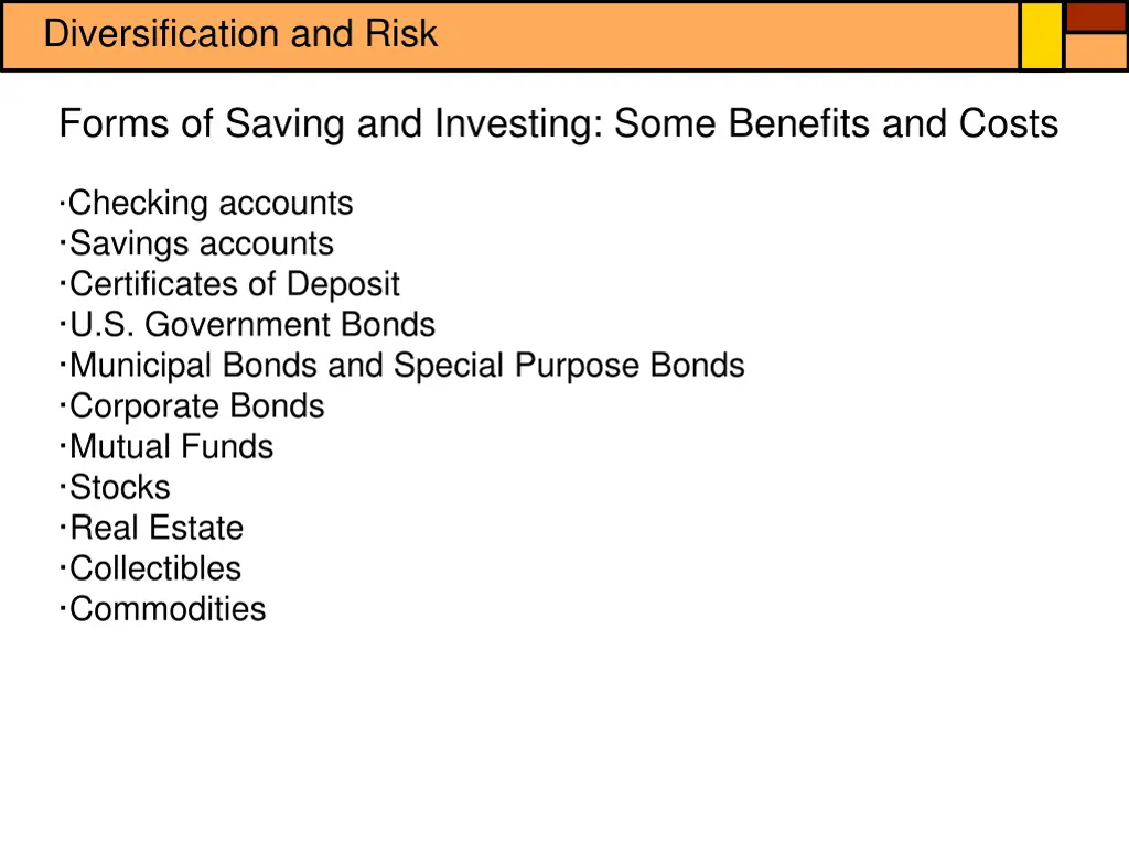 diversification and risk 4