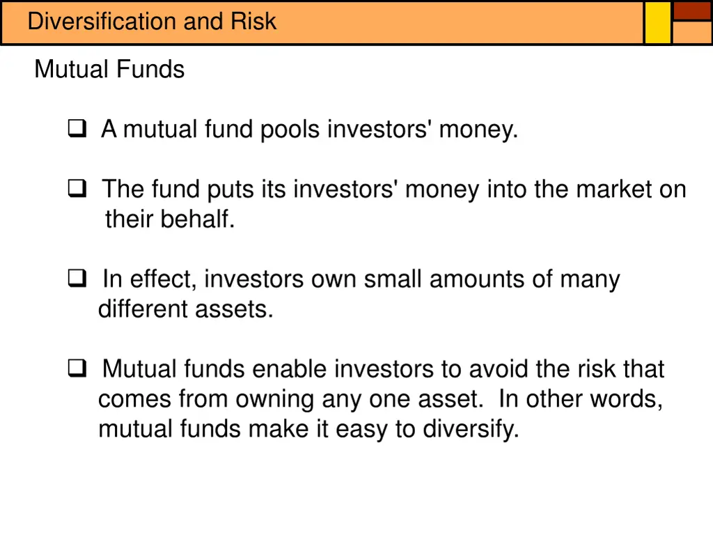 diversification and risk 7