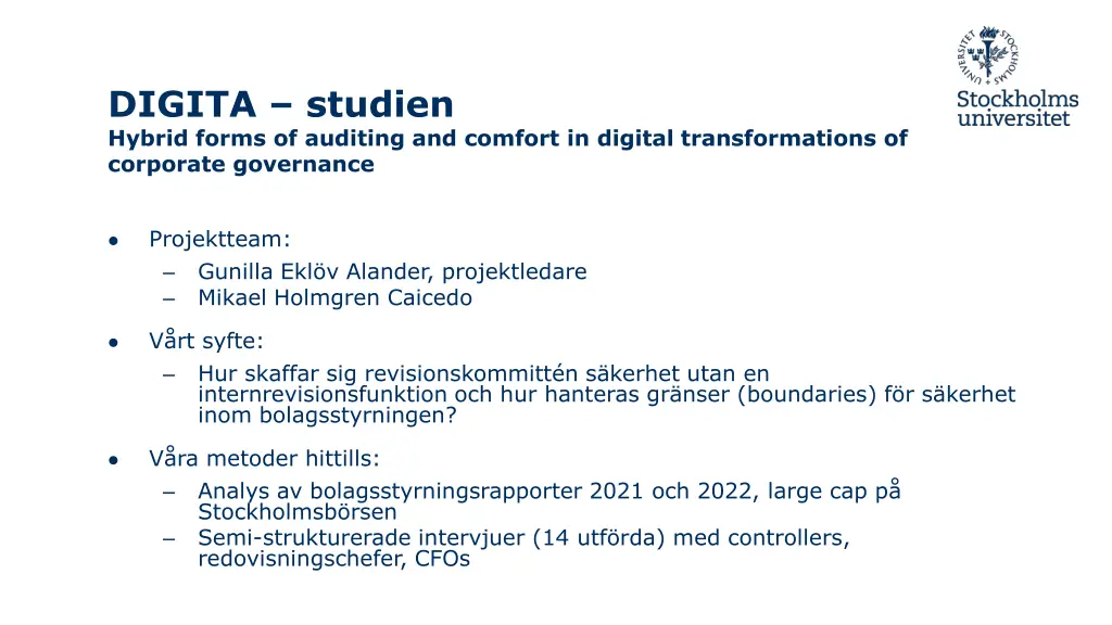 digita studien hybrid forms of auditing