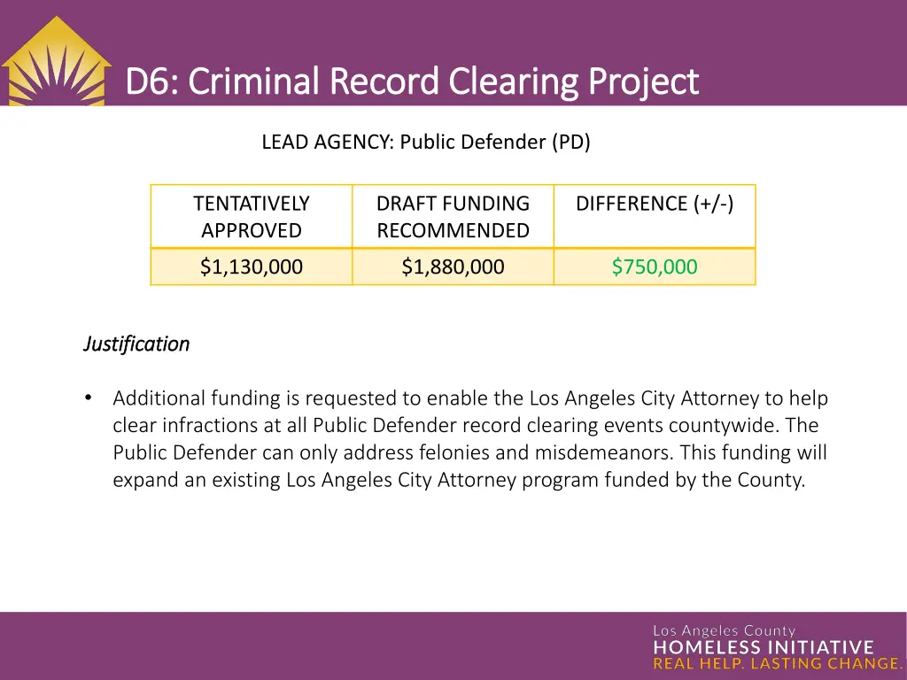d6 criminal record clearing project d6 criminal