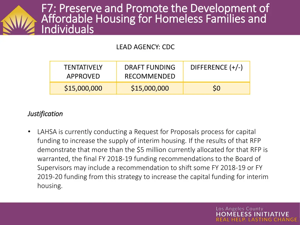 f7 preserve and promote the development