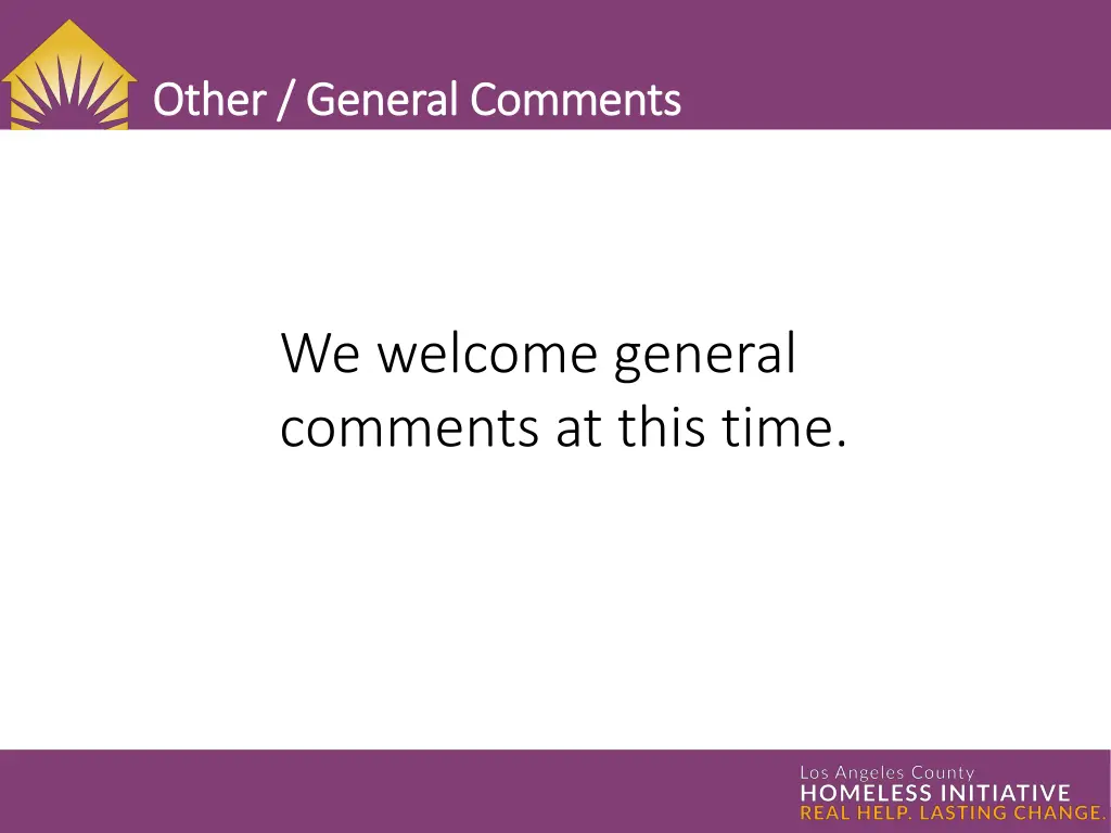 other general comments other general comments