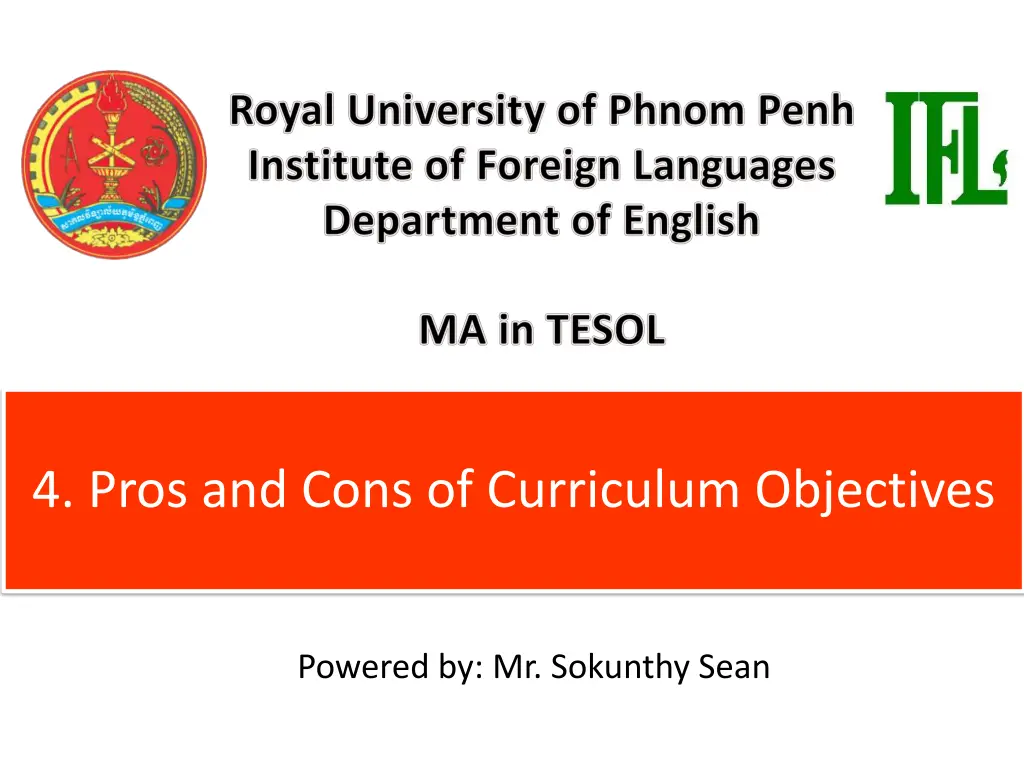 4 pros and cons of curriculum objectives