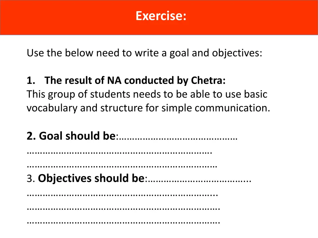 exercise