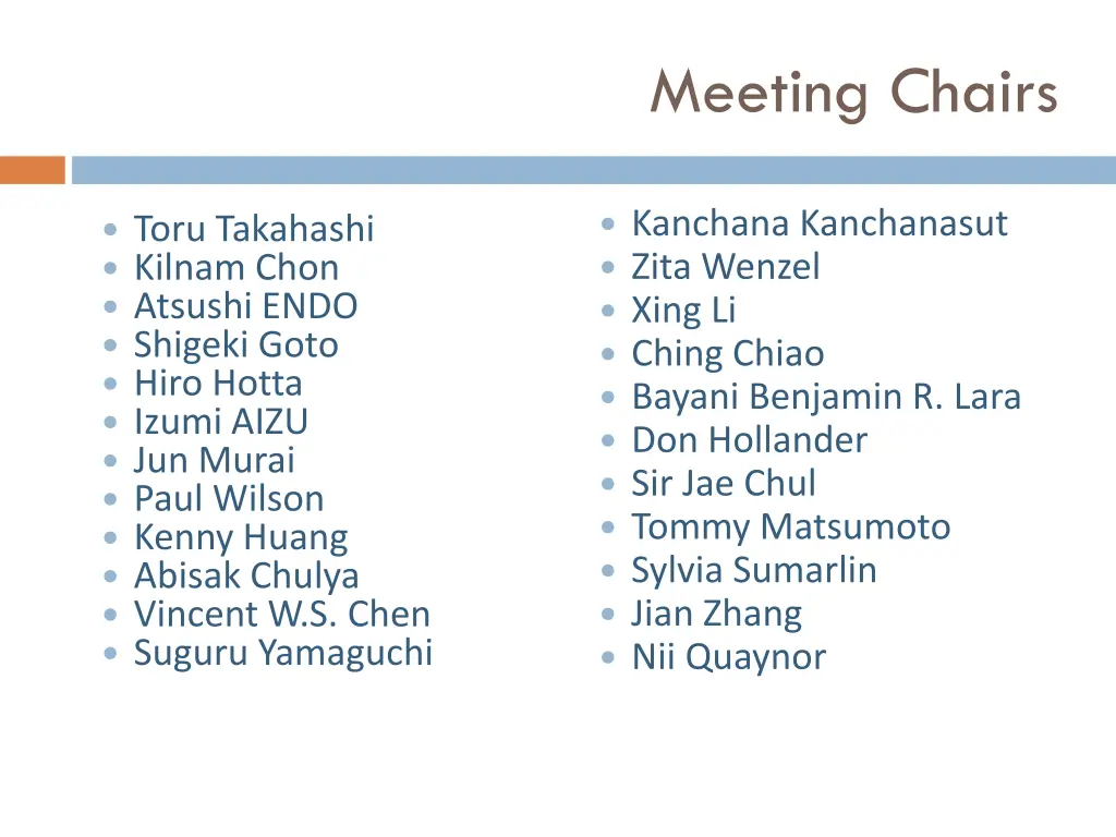 meeting chairs