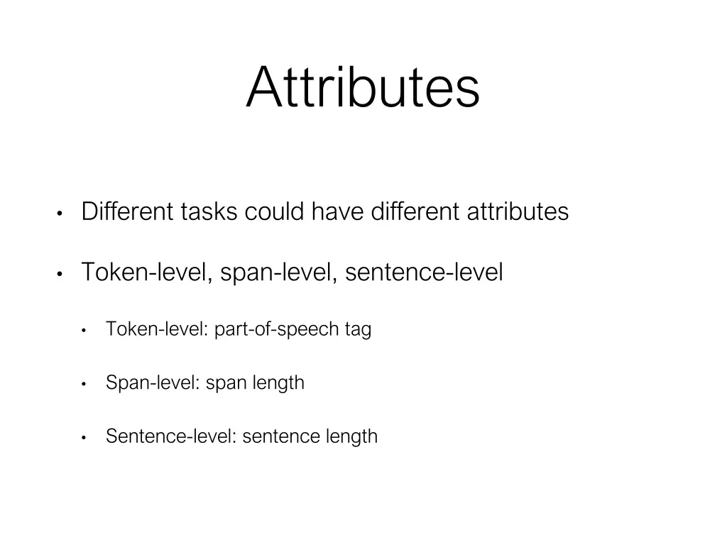 attributes