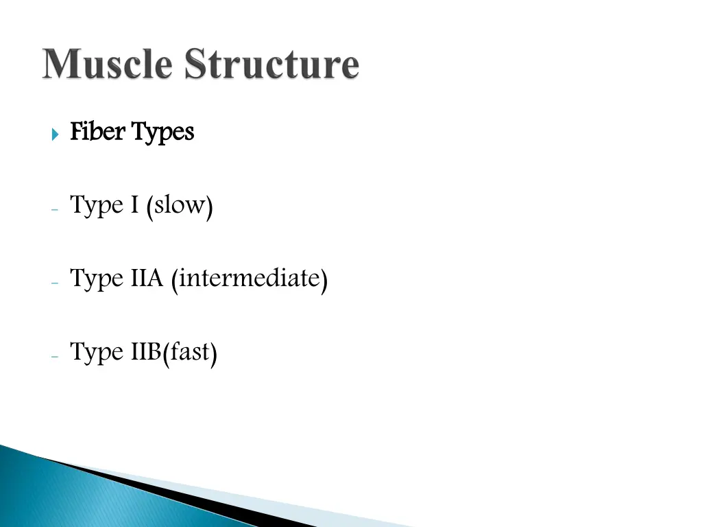fiber types