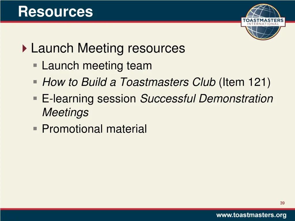 resources