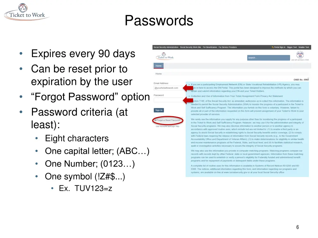 passwords