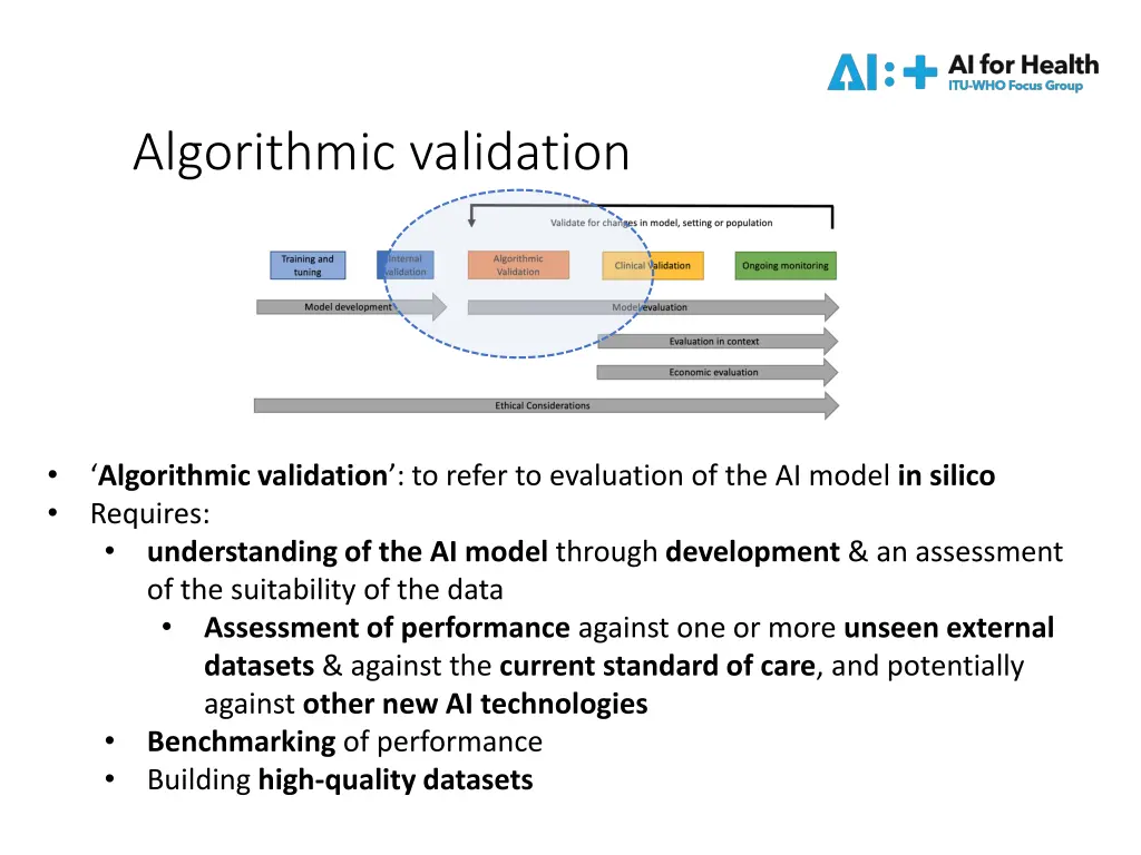 algorithmic validation